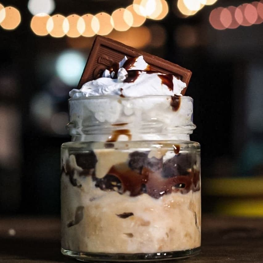 Dessert jar at Ahumados & Smoked Mamma, San Francisco, Panama City