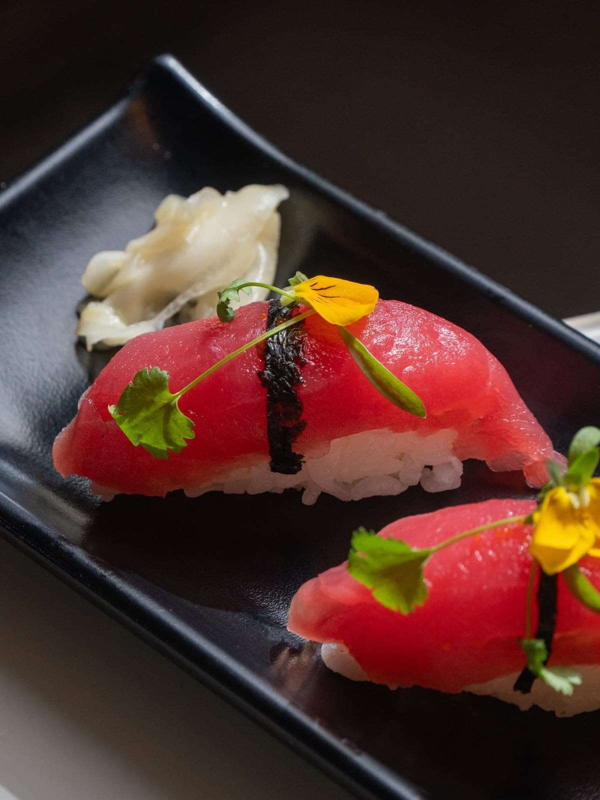 Nigiri de atun en Ato Sushi Bar, Ciudad de Panama