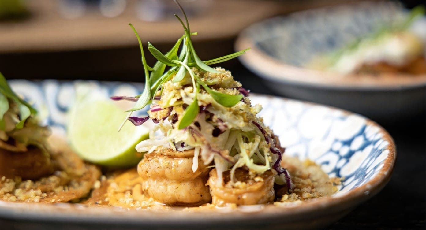 Plated dish at Burger Project by Wahaka, Punta Pacifica, Panama City
