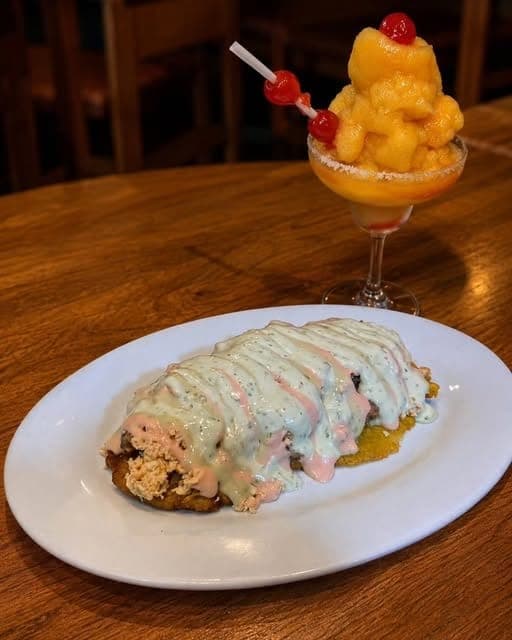 Plato servido en Cali Ají, El Cangrejo, Ciudad de Panamá