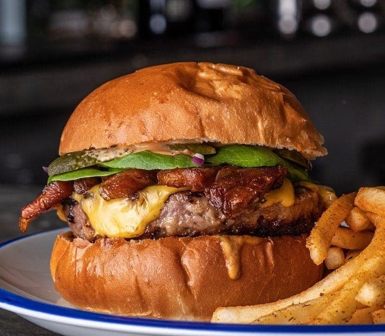 La OG Royal burger at Casa Escondida, Obarrio, Panama City