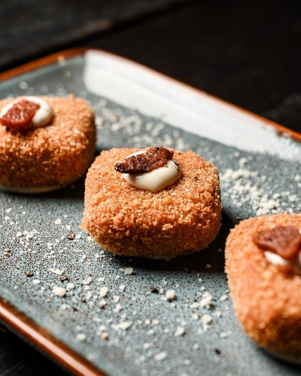 Croquetas de antipasti en Casa Stizzoli, San Francisco, Ciudad de Panama