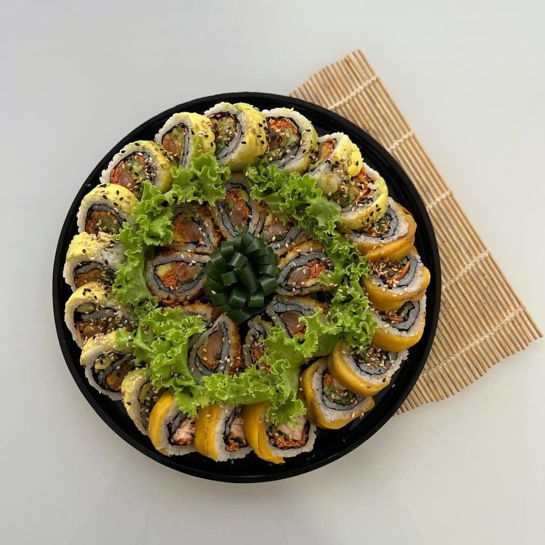 Kosher sushi platter at Chef Jeff, Panama City