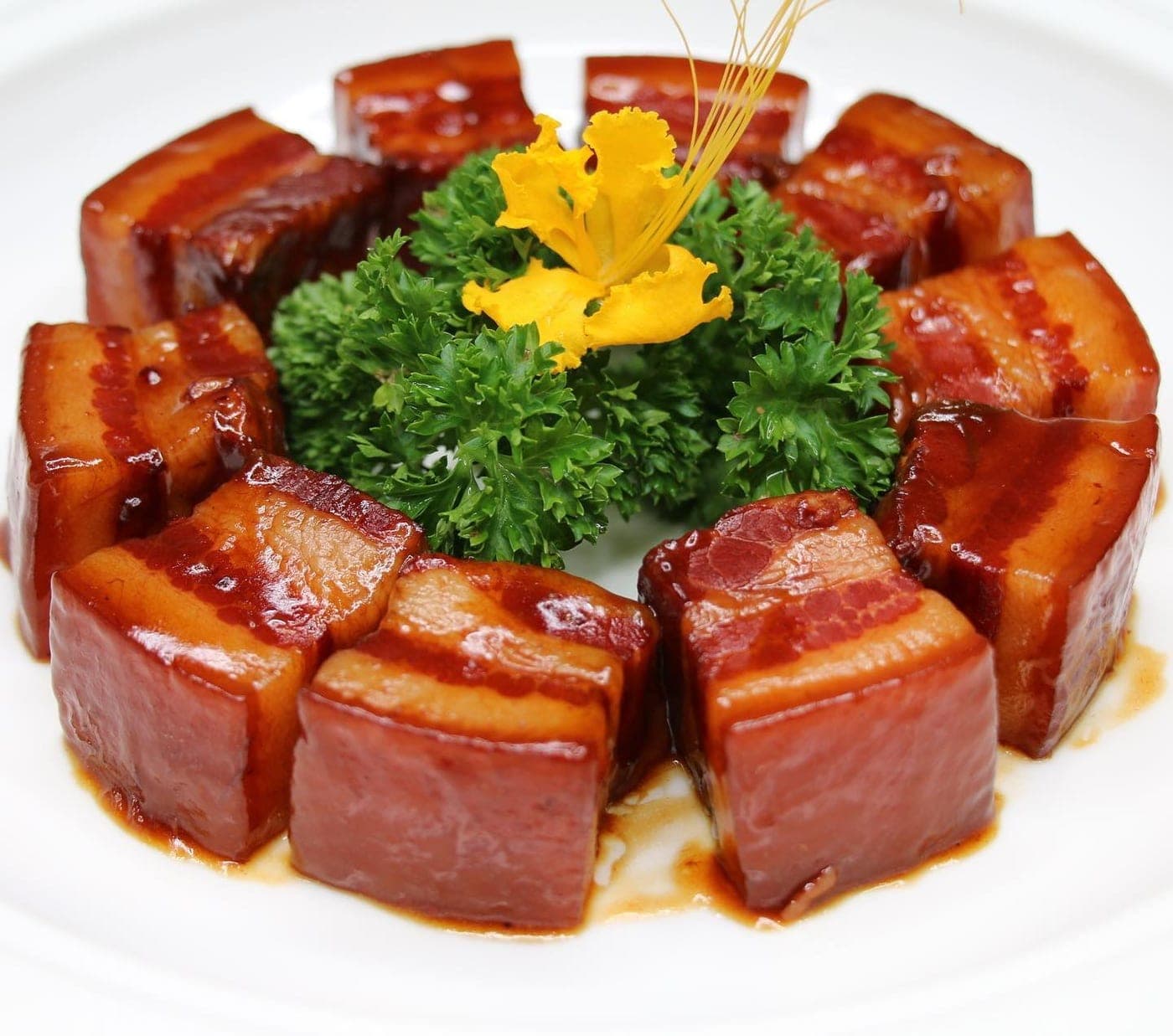 Braised pork belly at China Bistro, El Cangrejo, Panama City