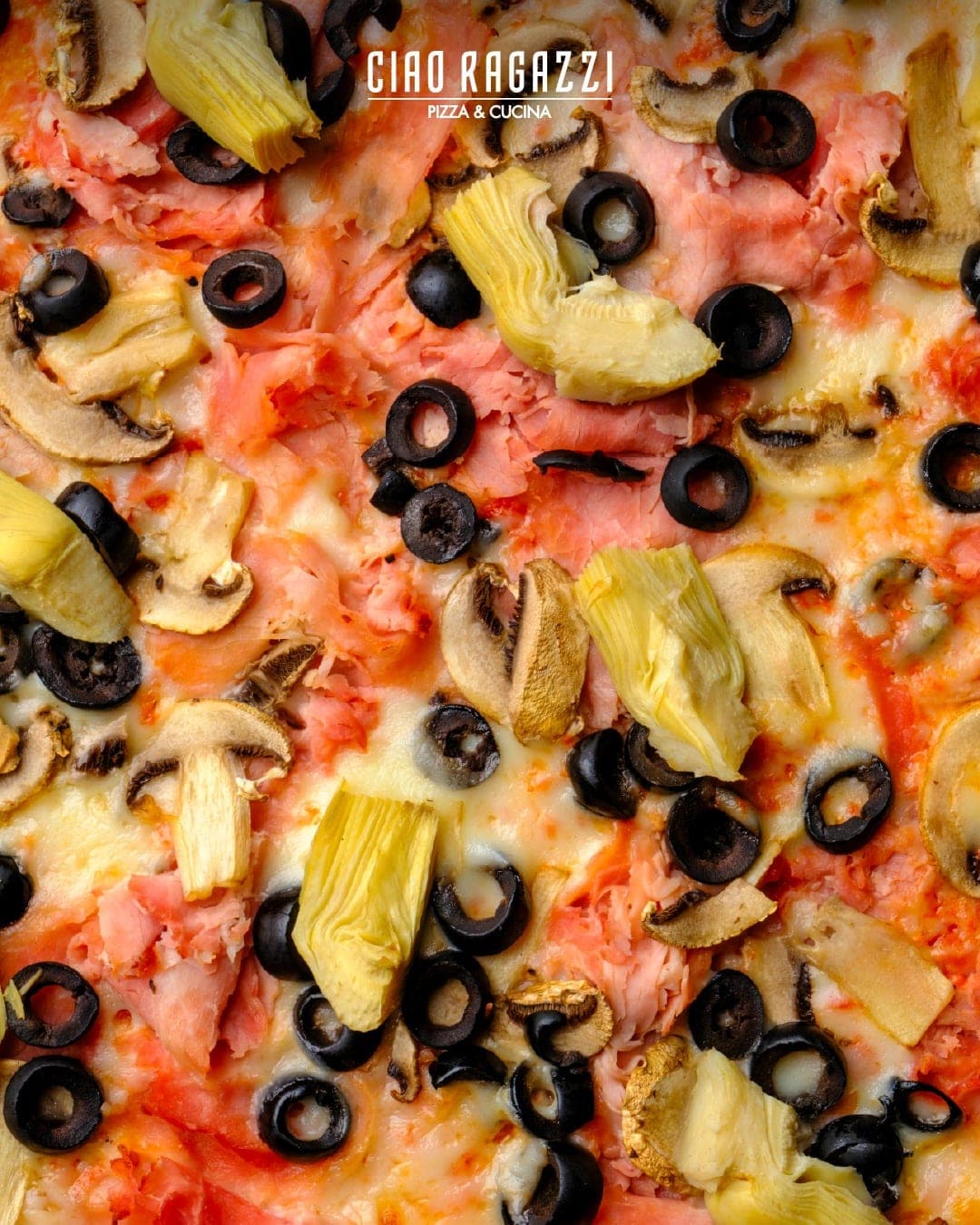 Pizza Quattro Stagioni en Ciao Ragazzi, Bella Vista, Ciudad de Panama