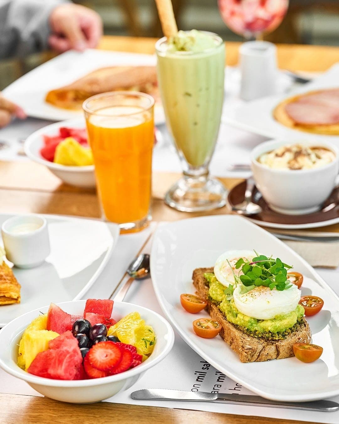 Brunch at Crepes & Waffles Town Center, Costa del Este, Panama City