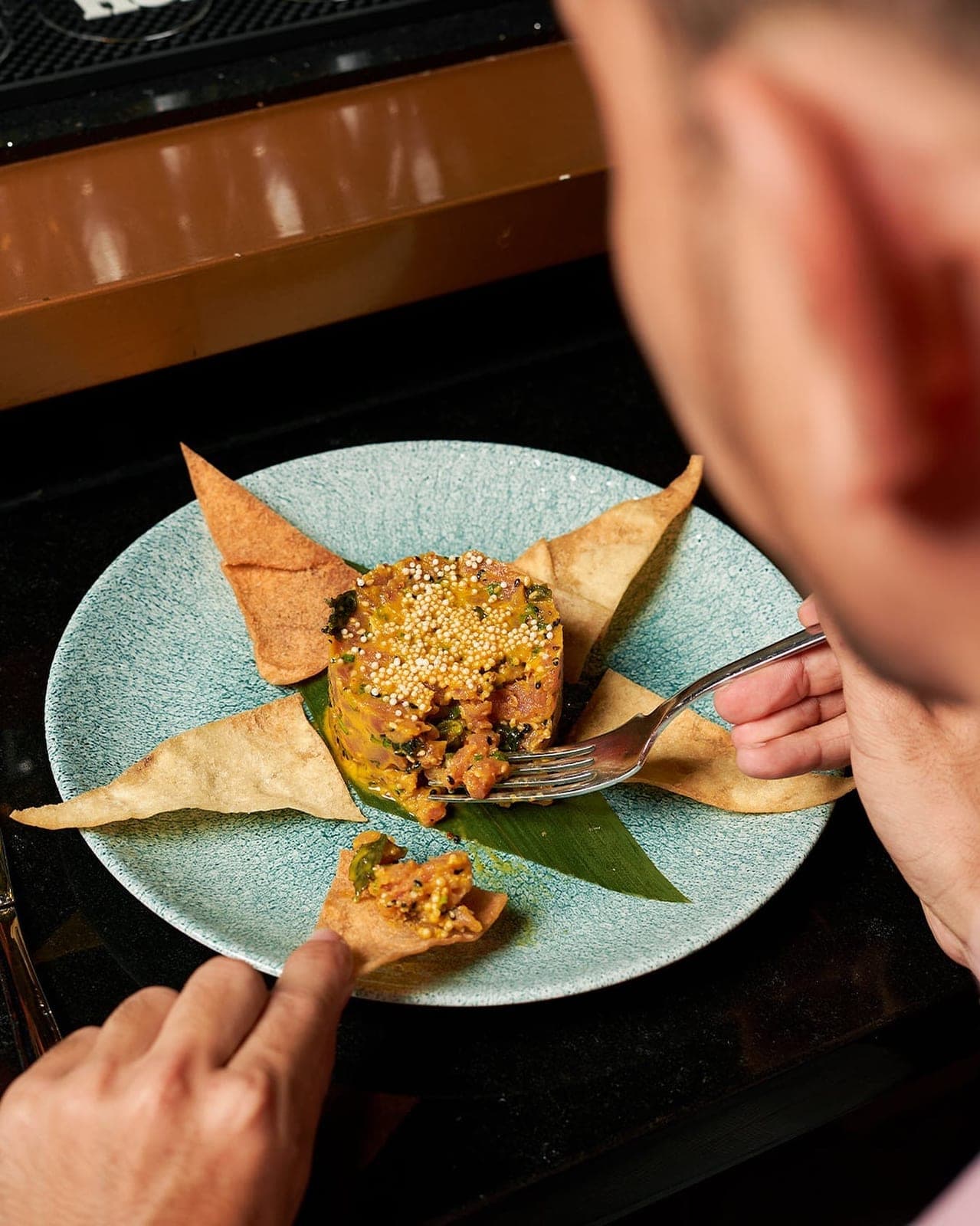 Tuna tartar at Fenicia, El Cangrejo, Panama City
