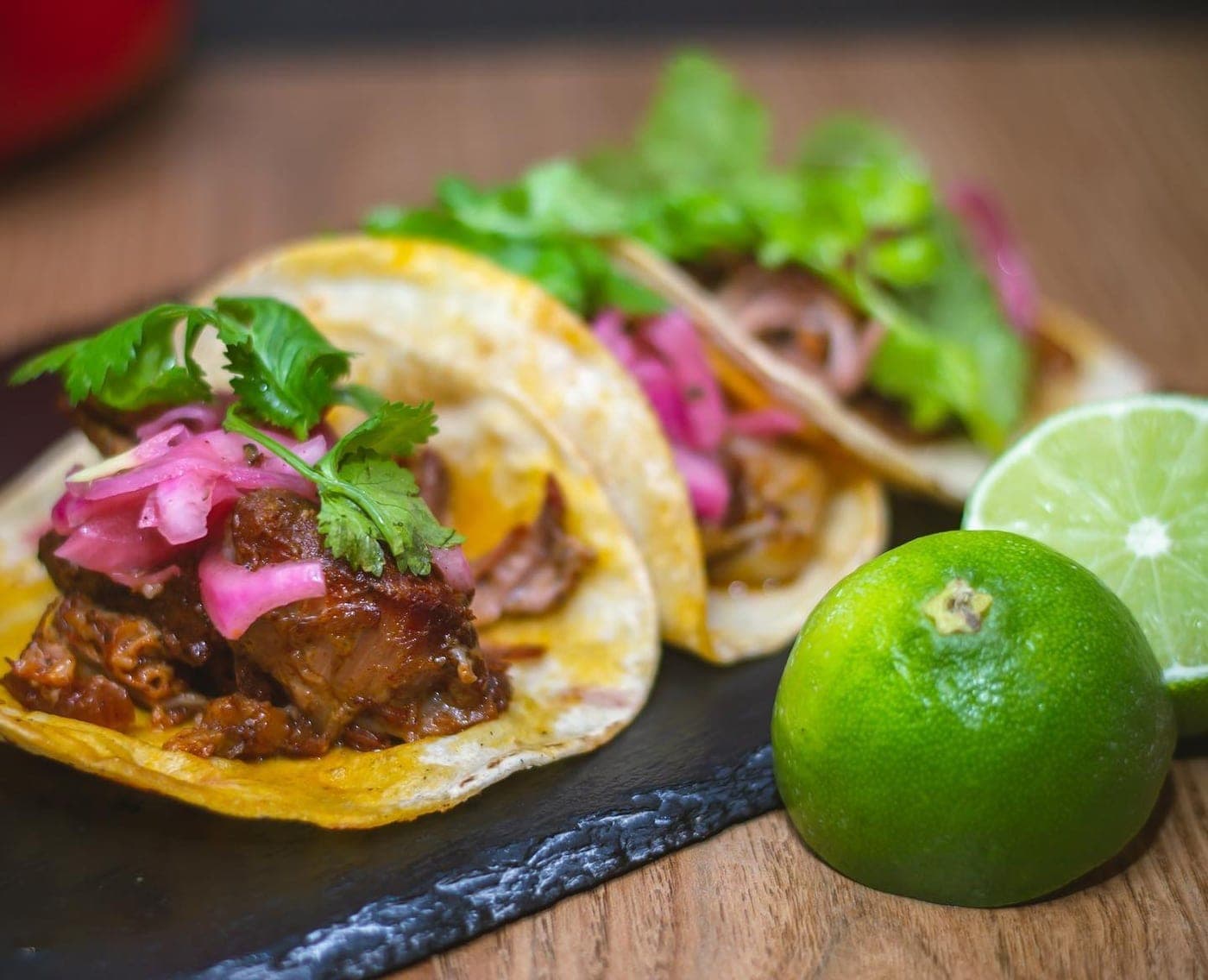 Tacos de cochinita pibil en Gran Calavera, Casco Viejo, Ciudad de Panama
