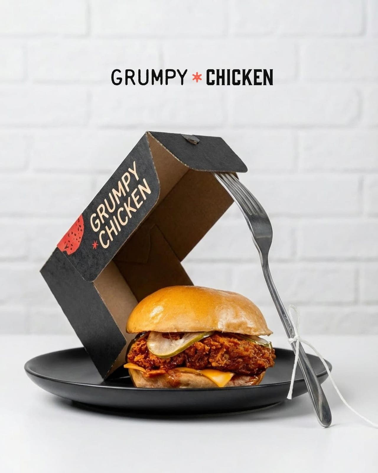 Nashville fried chicken sandwich at Grumpy Chicken, El Patio, Costa del Este, Panama City