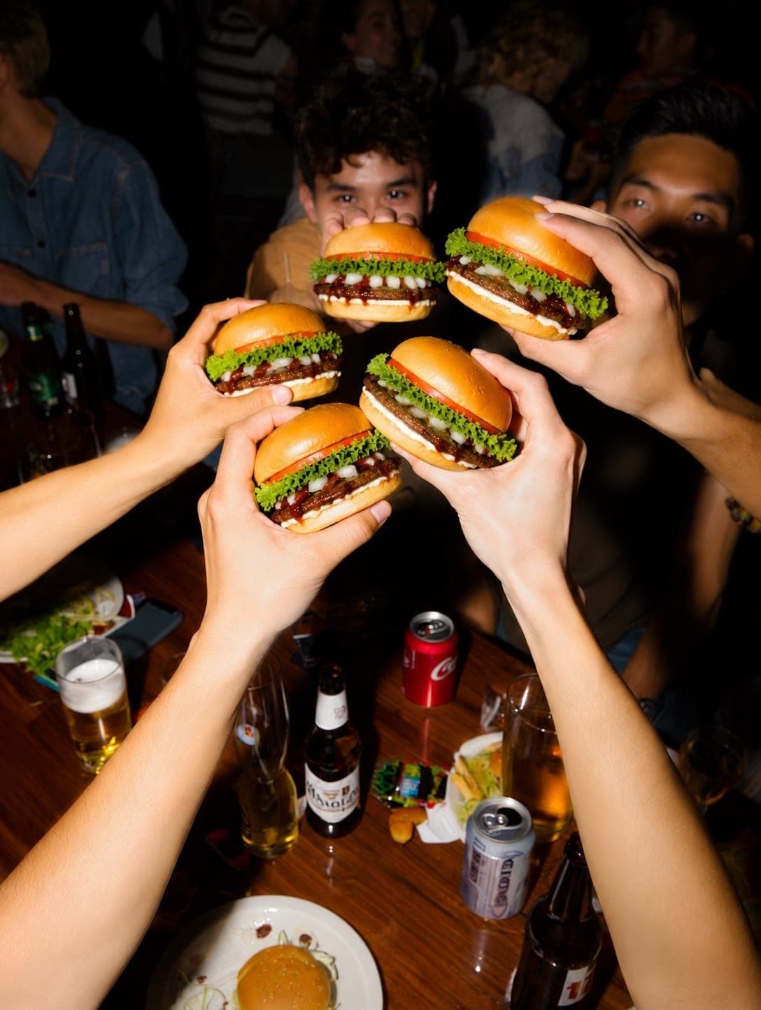 Smash burgers at Hamburguesas Vaqueras, Panama City