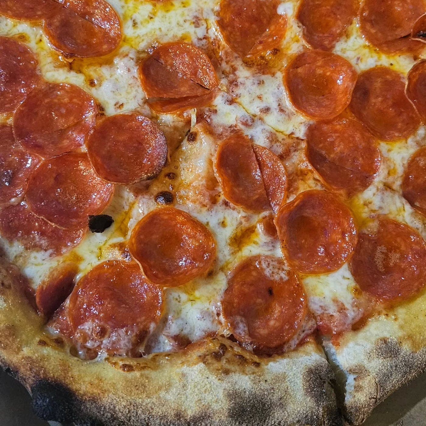 Pepperoni pizza at Katané Pizza, El Cangrejo, Panama City