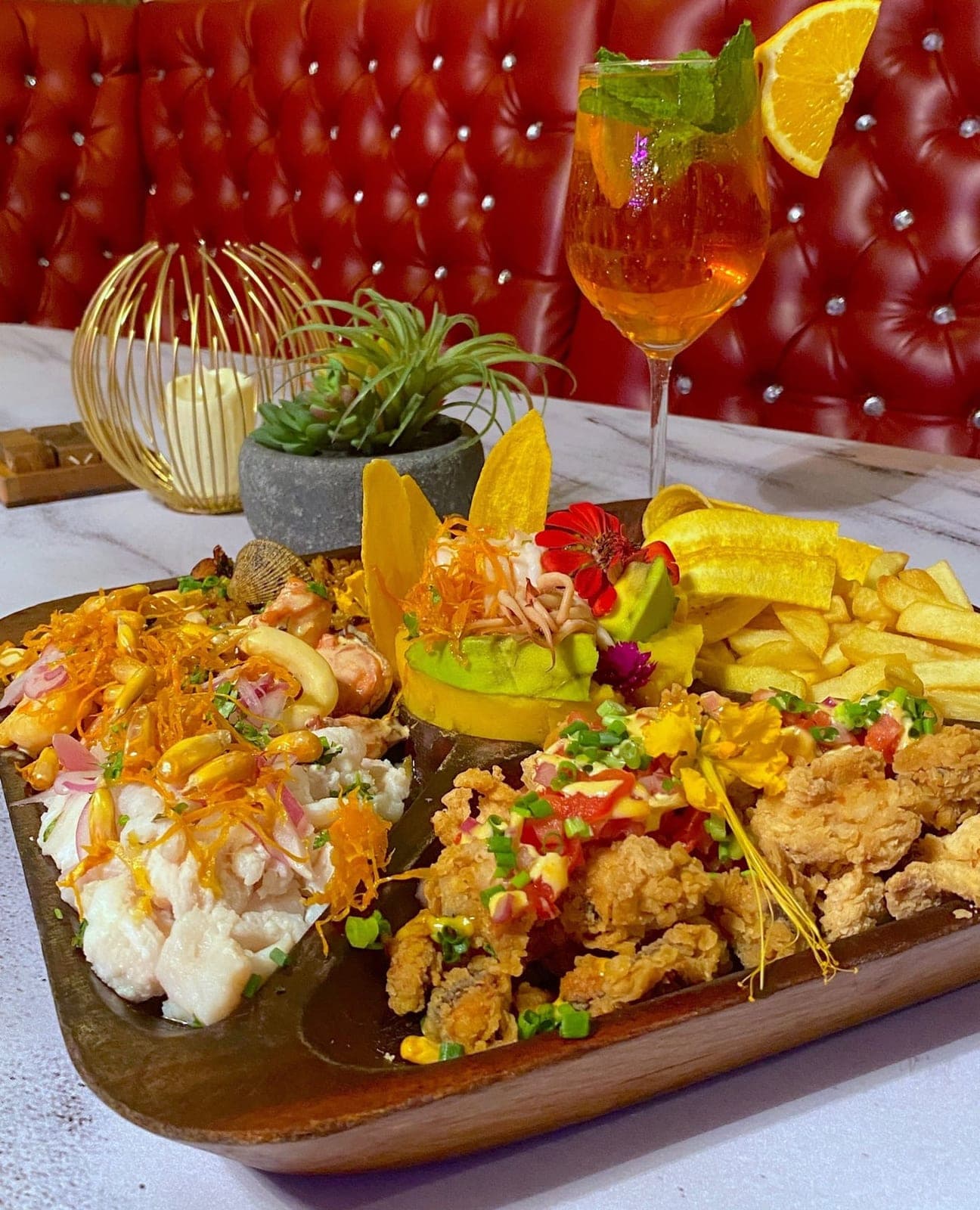 Seafood platter at La Cevicheria Panama, Panama City