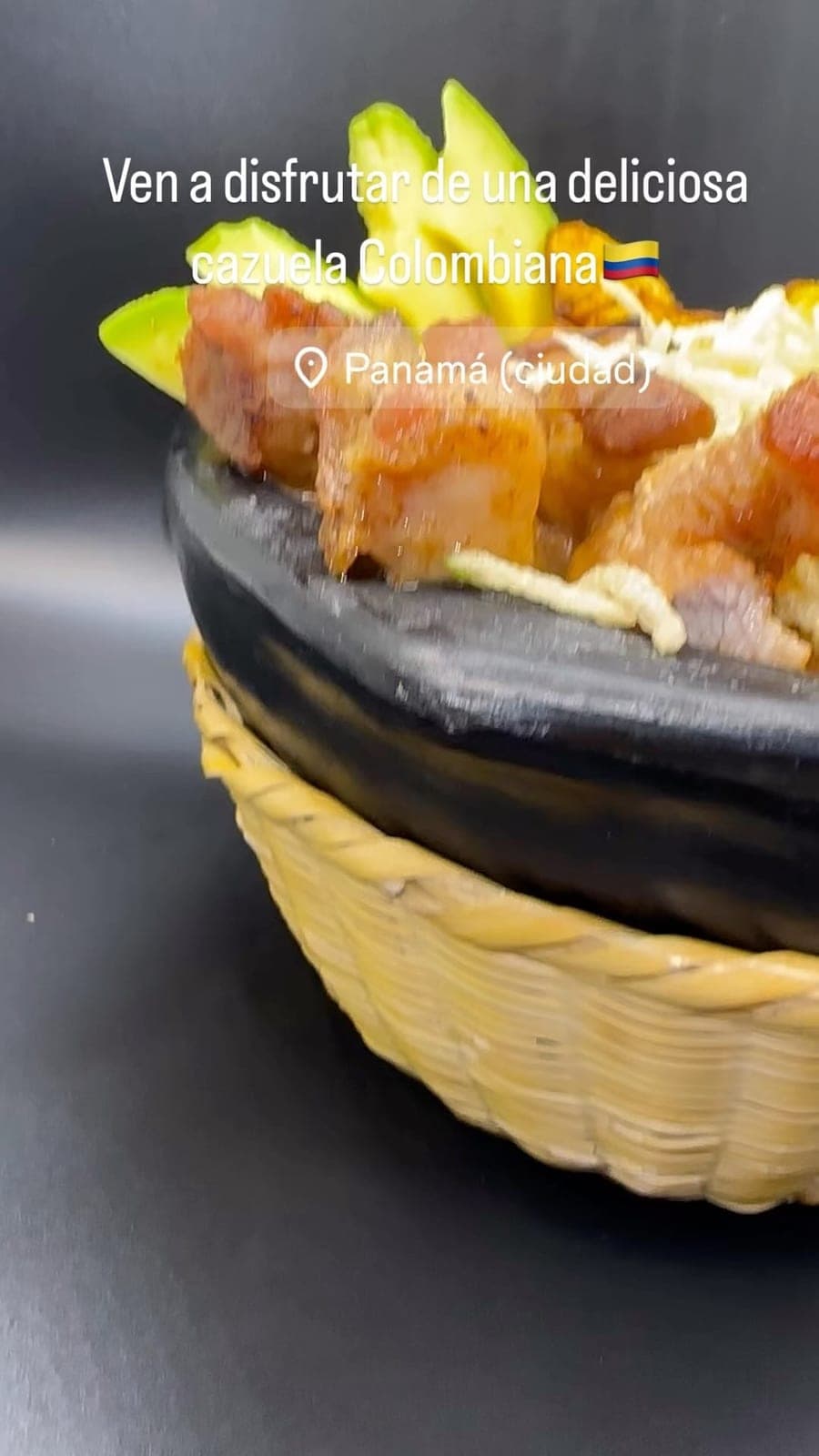 Cazuela colombiana en Delicias del Fogon Latino, Calidonia, Ciudad de Panama