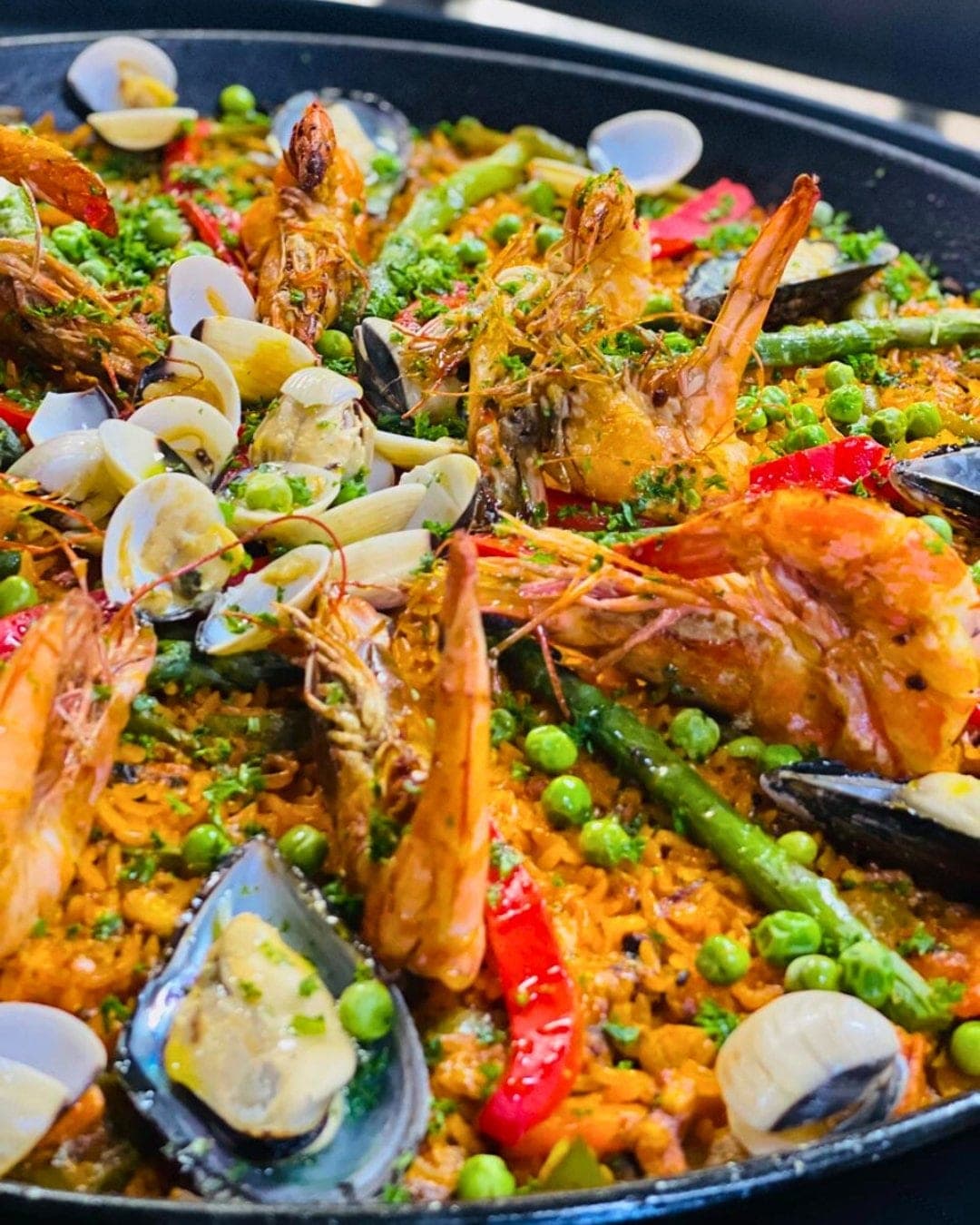 Seafood paella at La Taberna del Canal, Clayton, Panama City