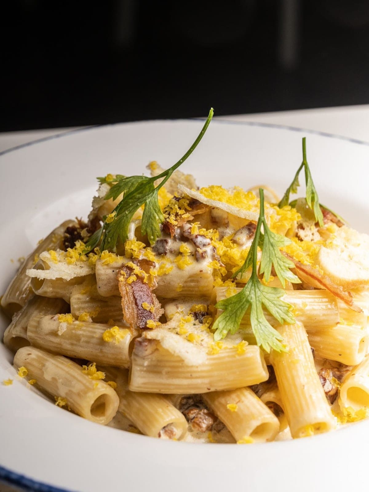 Rigatoni pasta at Lucca Trattoria, El Cangrejo, Panama City