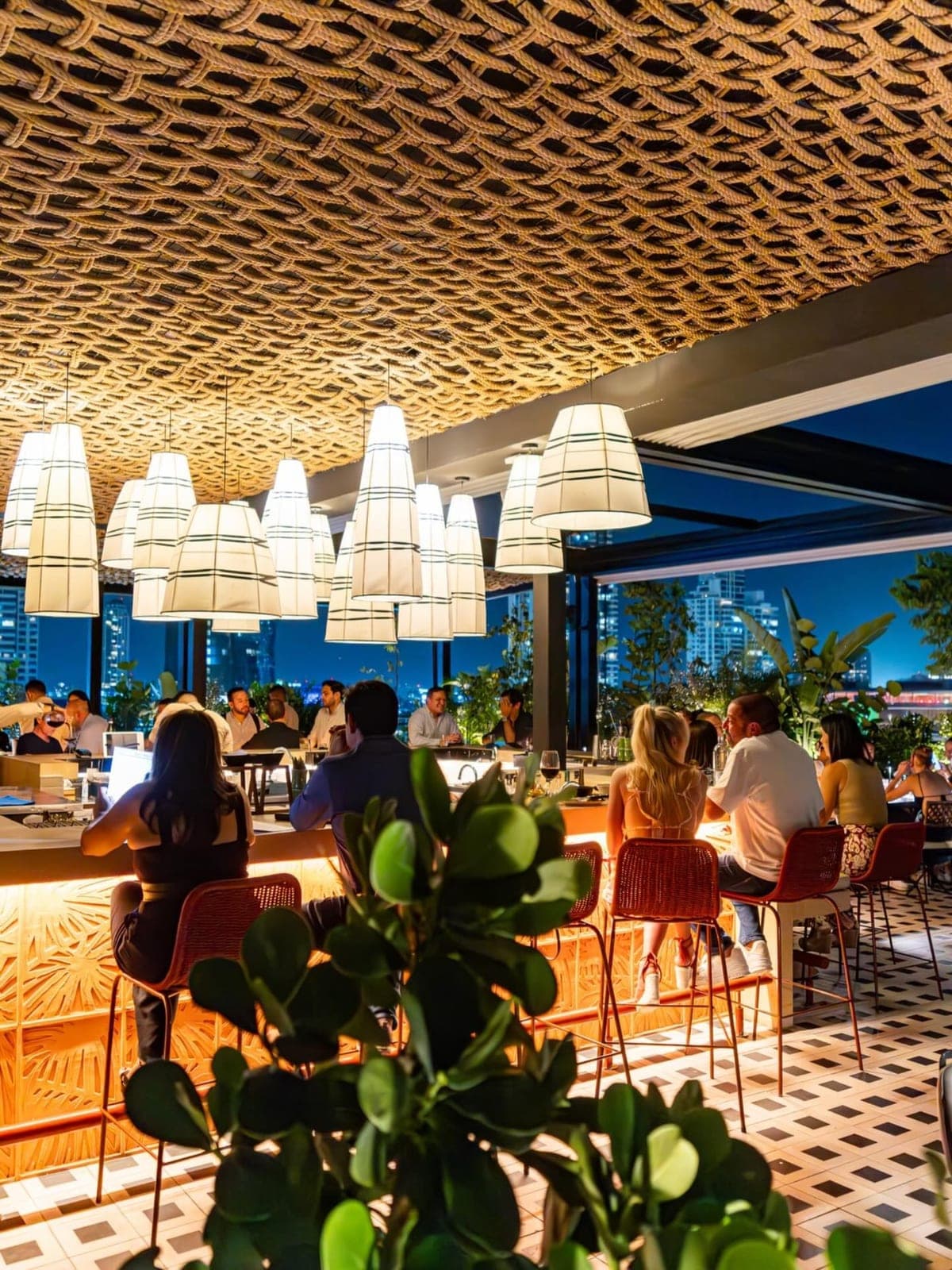 Rooftop dining room at Mai Mai, Costa del Este, Panama City