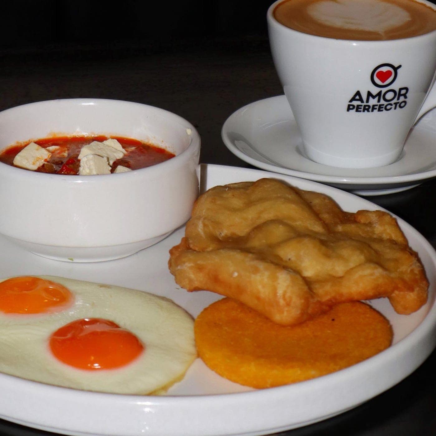 Panamanian breakfast at Mika Bazar Cafe, San Francisco, Panama City