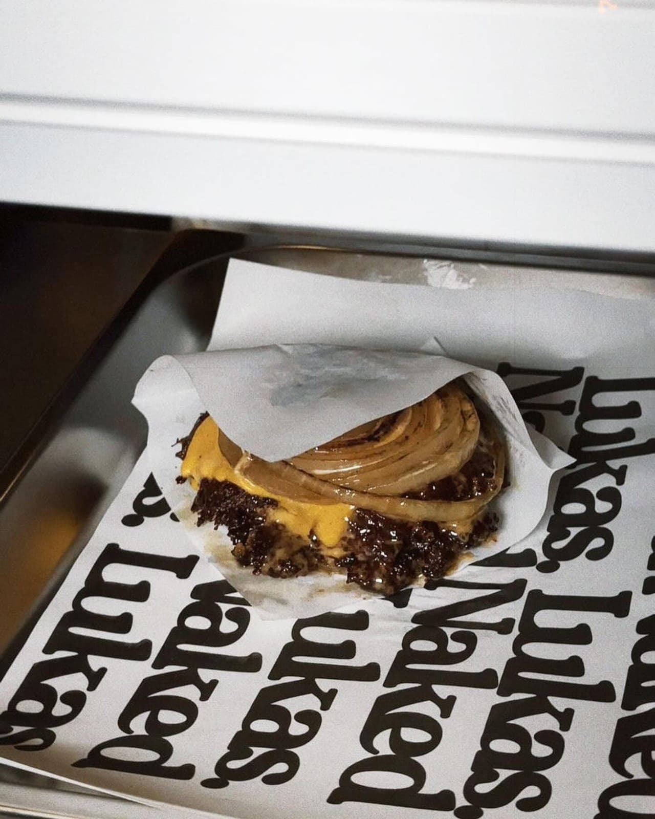 Smash burger at Naked Lukas, Clayton, Panama City