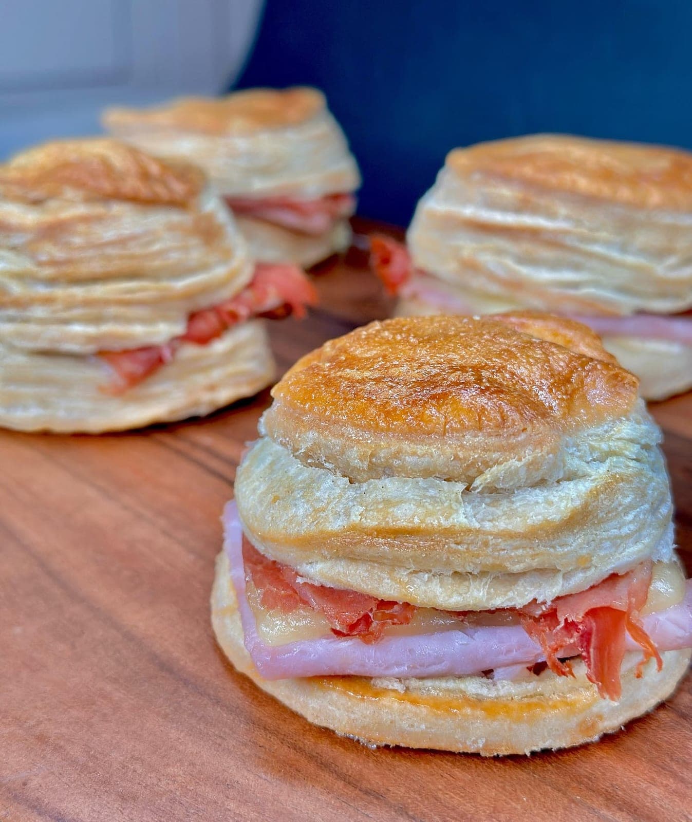 Ham and cheese puff pastries at Nicolina Sal y Dulce, San Francisco, Panama City