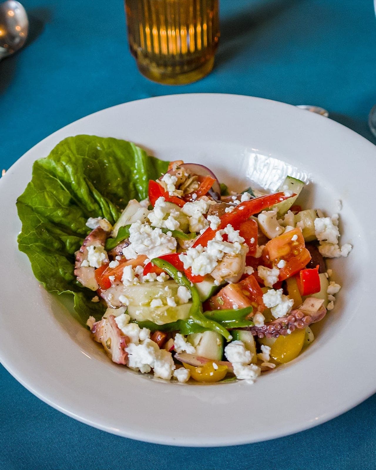 Ensalada de pulpo en Restaurante Le Bistrot, Bella Vista, Ciudad de Panamá