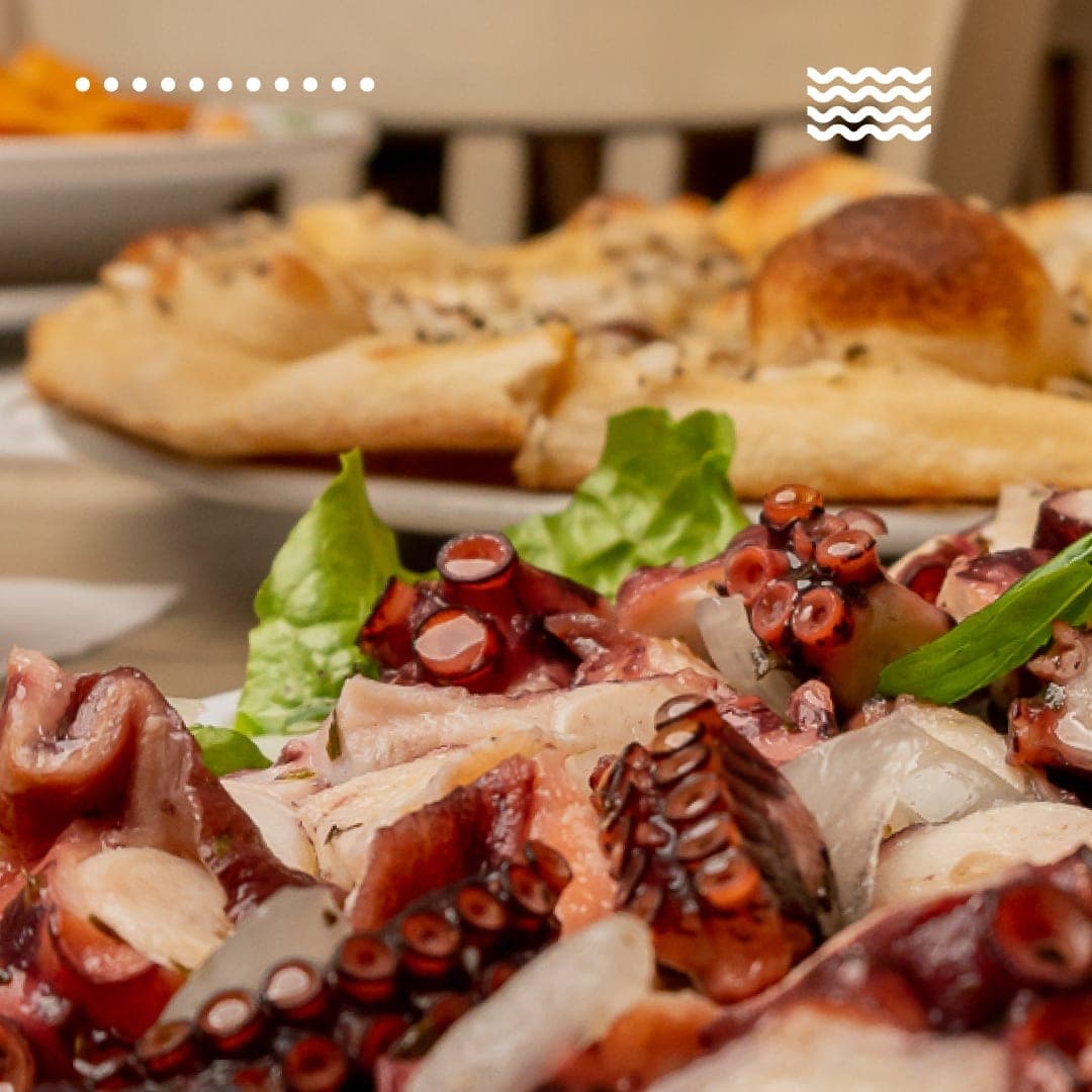 Pulpo a la parrilla en Restaurante Napoli, Obarrio, Ciudad de Panamá