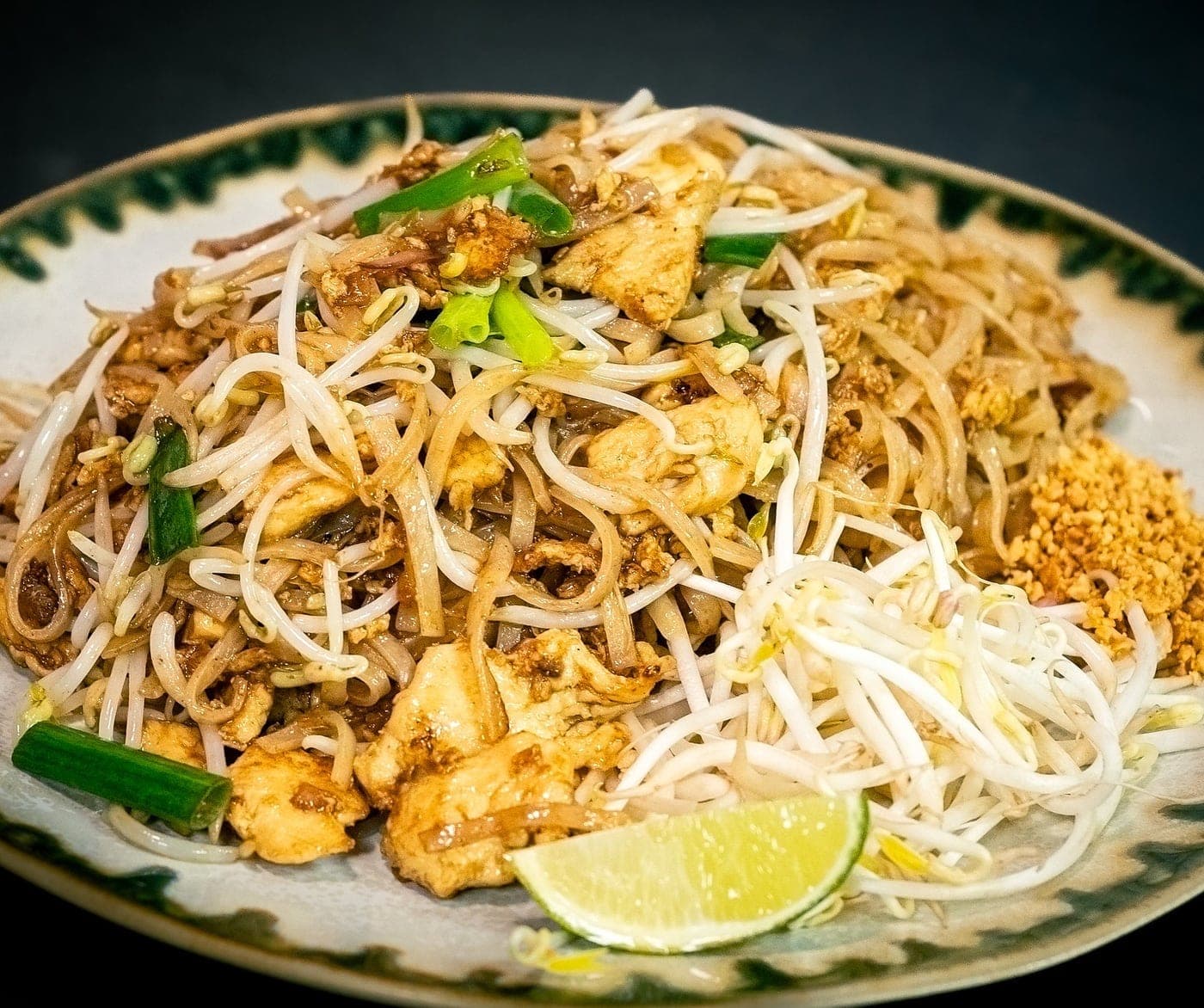 Chicken pad thai at One Wok, Clayton, Panama City