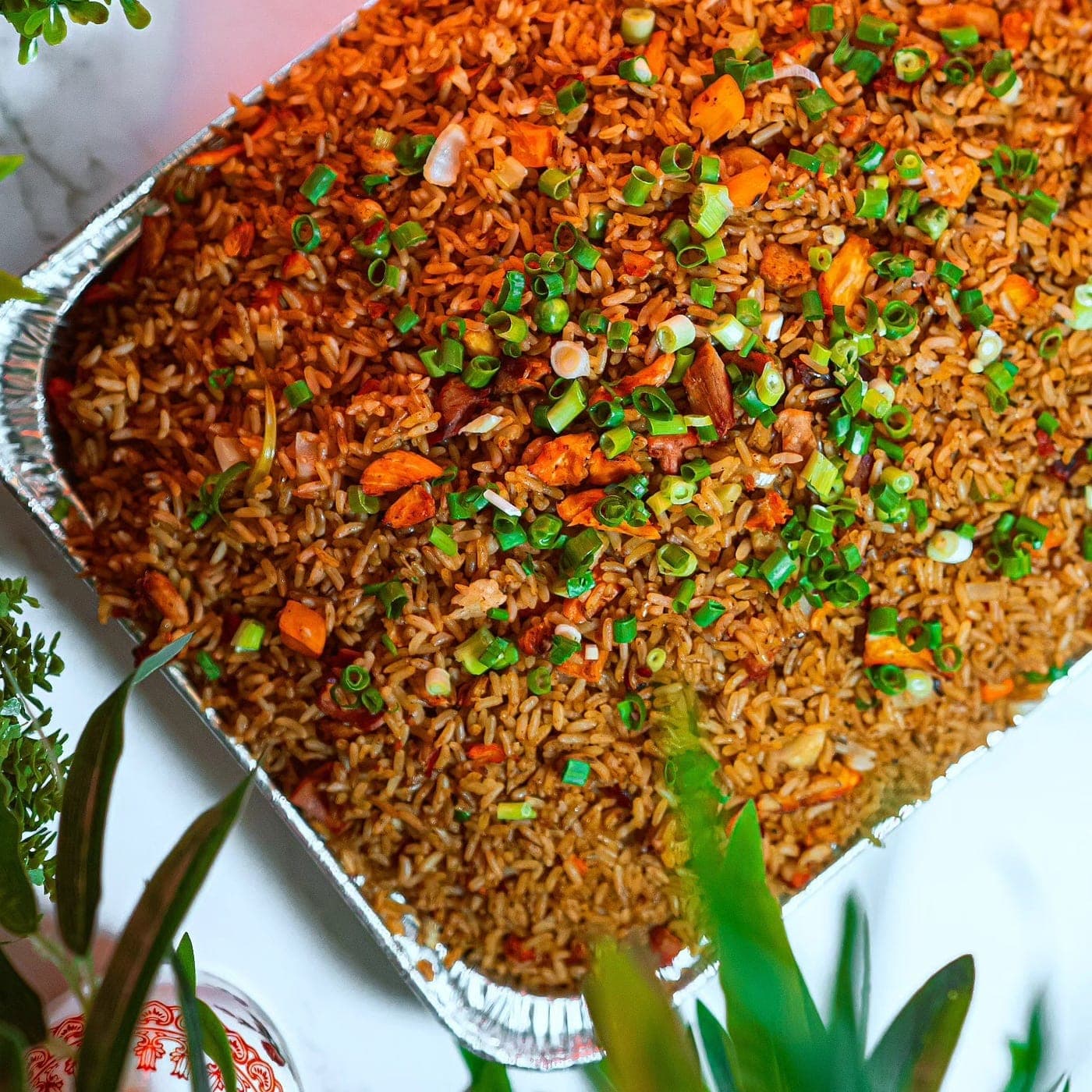 Tray of fried rice at Restaurante Yeny, Vía España, Panama City