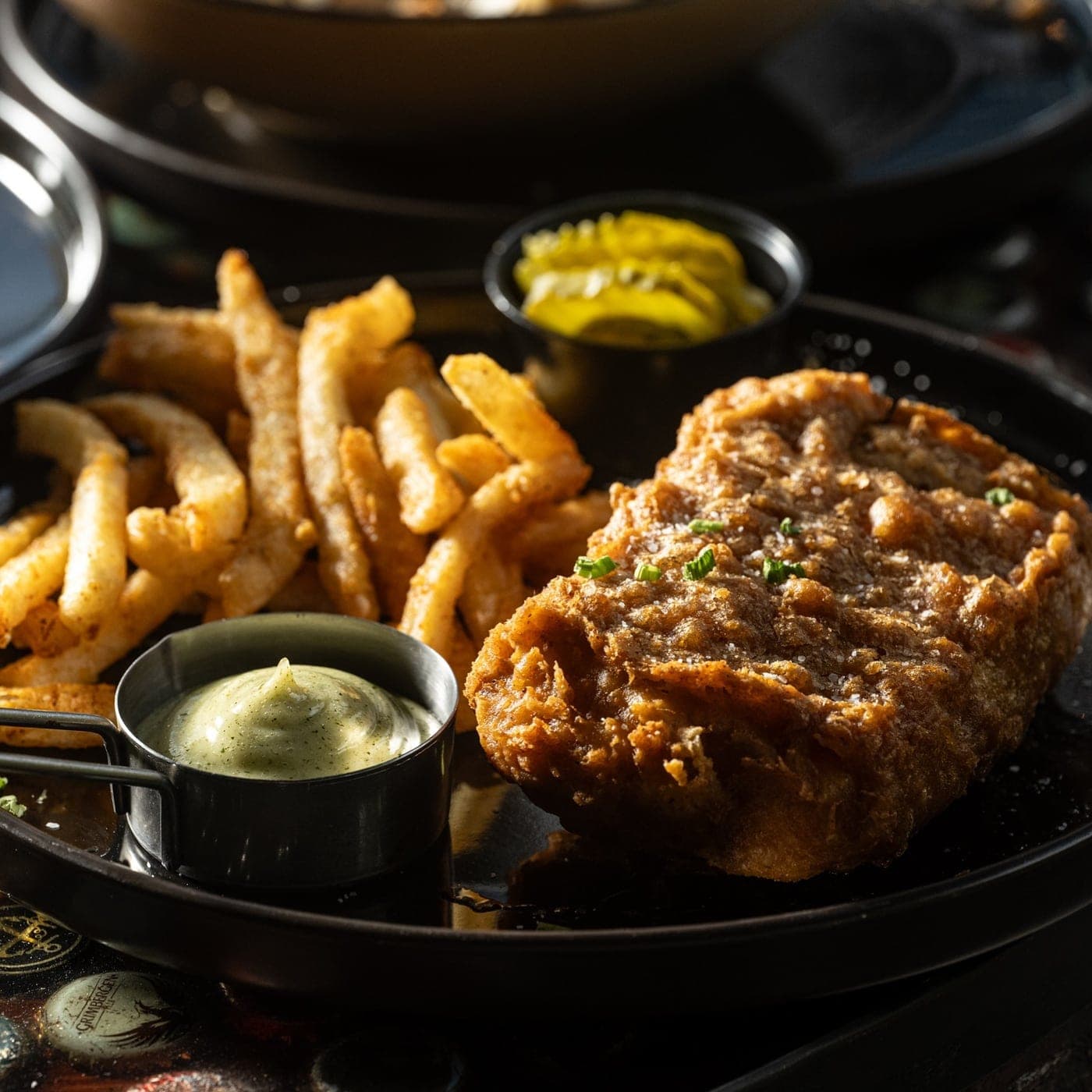 Fish and chips at 't Bier Klooster, Panama City