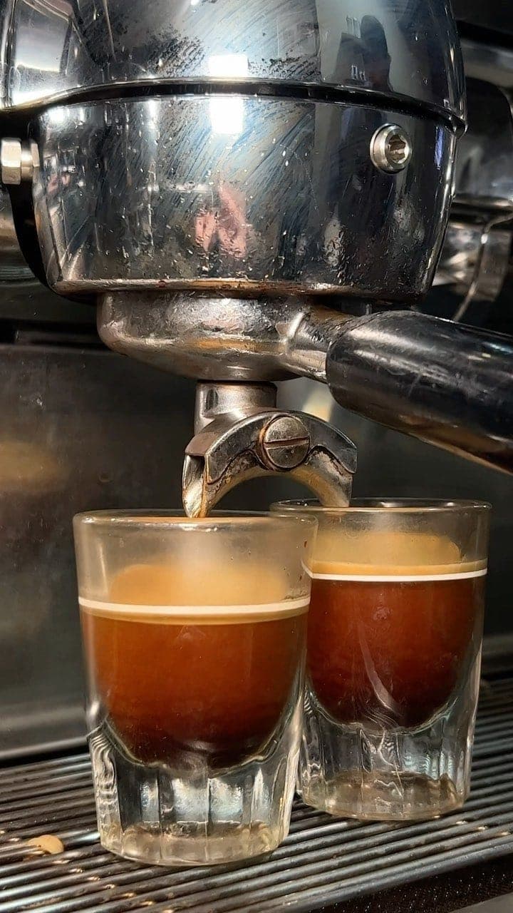 Espresso shots at The Coffee Bean and Tea Leaf, Costa del Este, Panama City